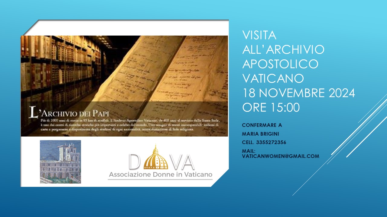 18/11/2024 - Visita all'Archivio Apostolico vaticano