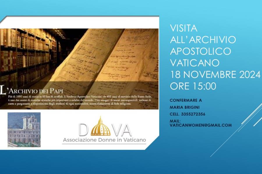 18/11/2024 - Visita all'Archivio Apostolico vaticano